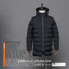 Revestimento de vida de inverno Men Hooded Wholesale White Down Jacket